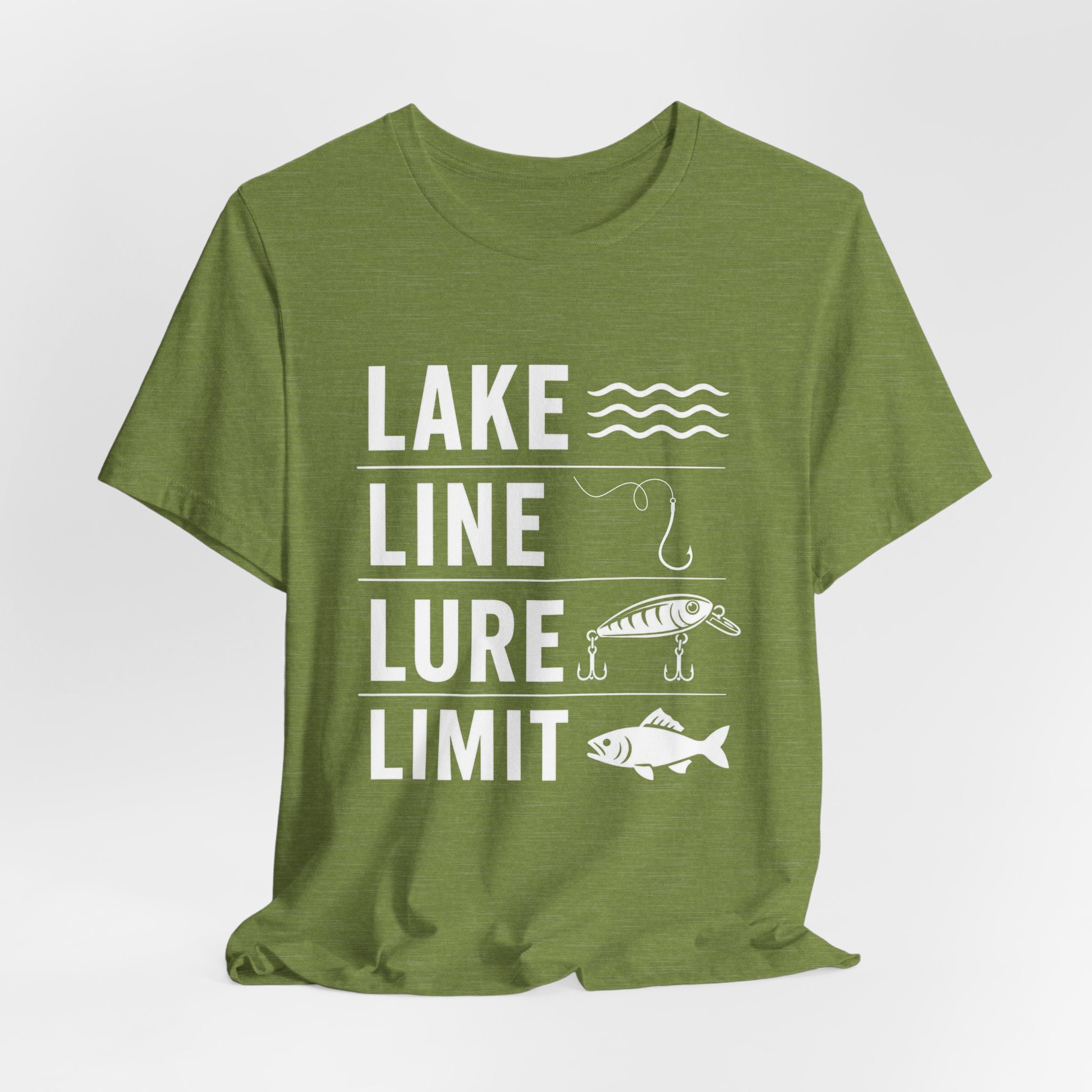 Lake Line Lure Limit - Graphic Fishing T-Shirt