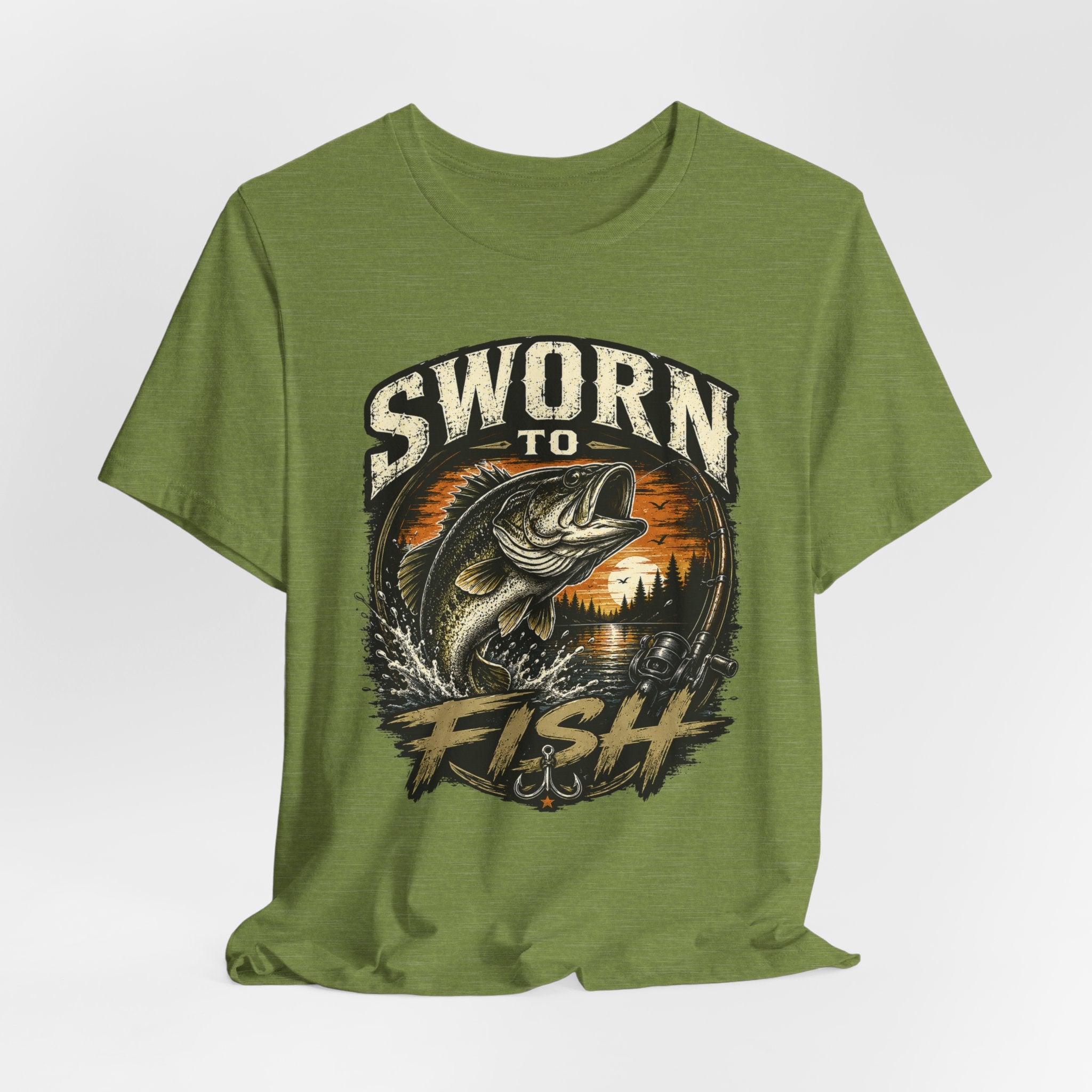 Sworn to Fish – Fishing Graphic T-Shirt