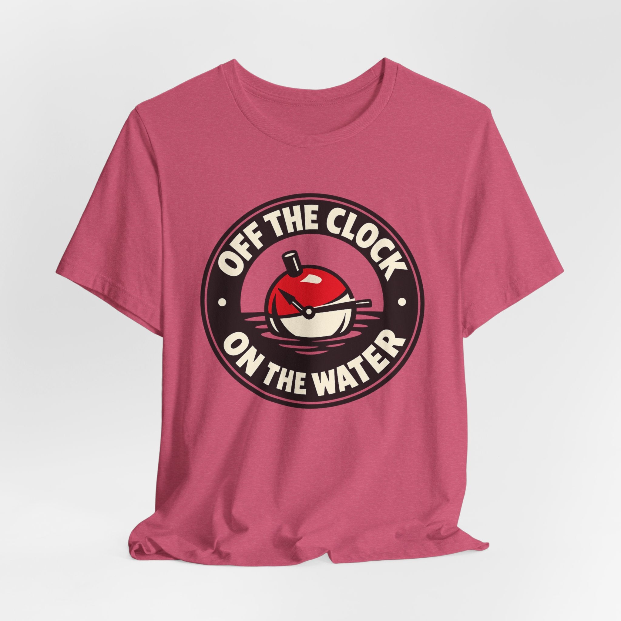 Off the Clock, On the Water | Fishing Graphic T-Shirt