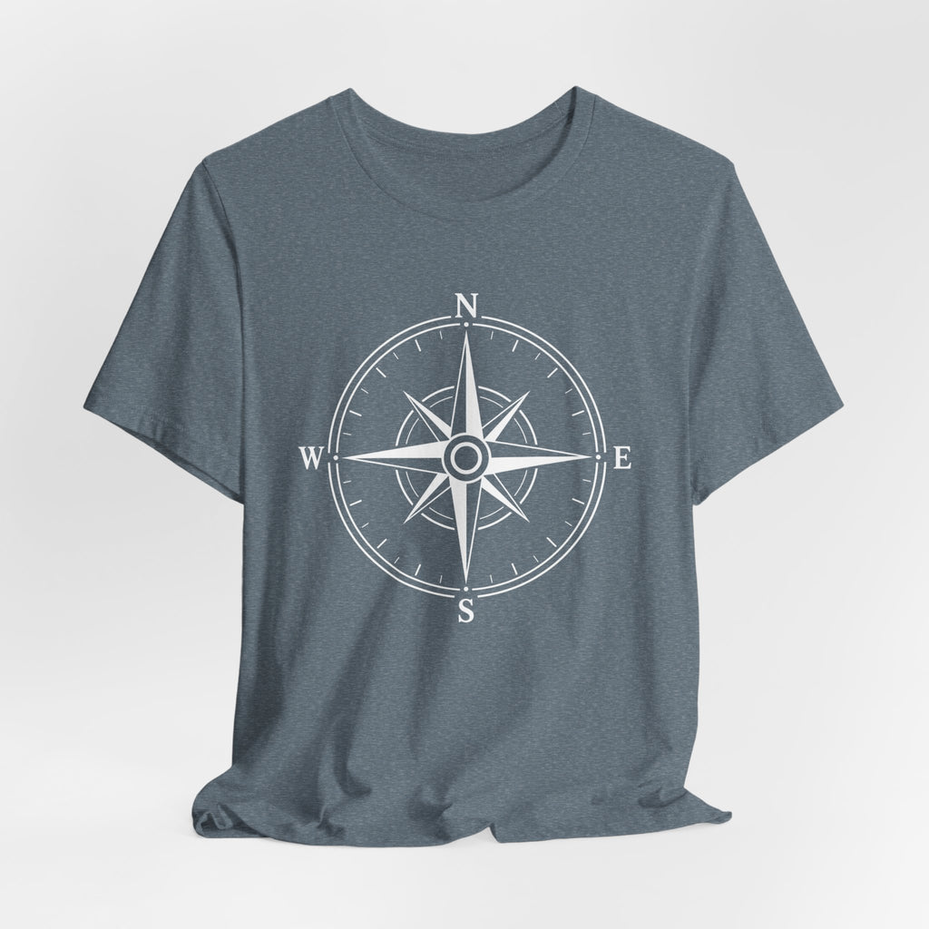 Classic Compass Rose | Minimalist Outdoor Adventure T-Shirt