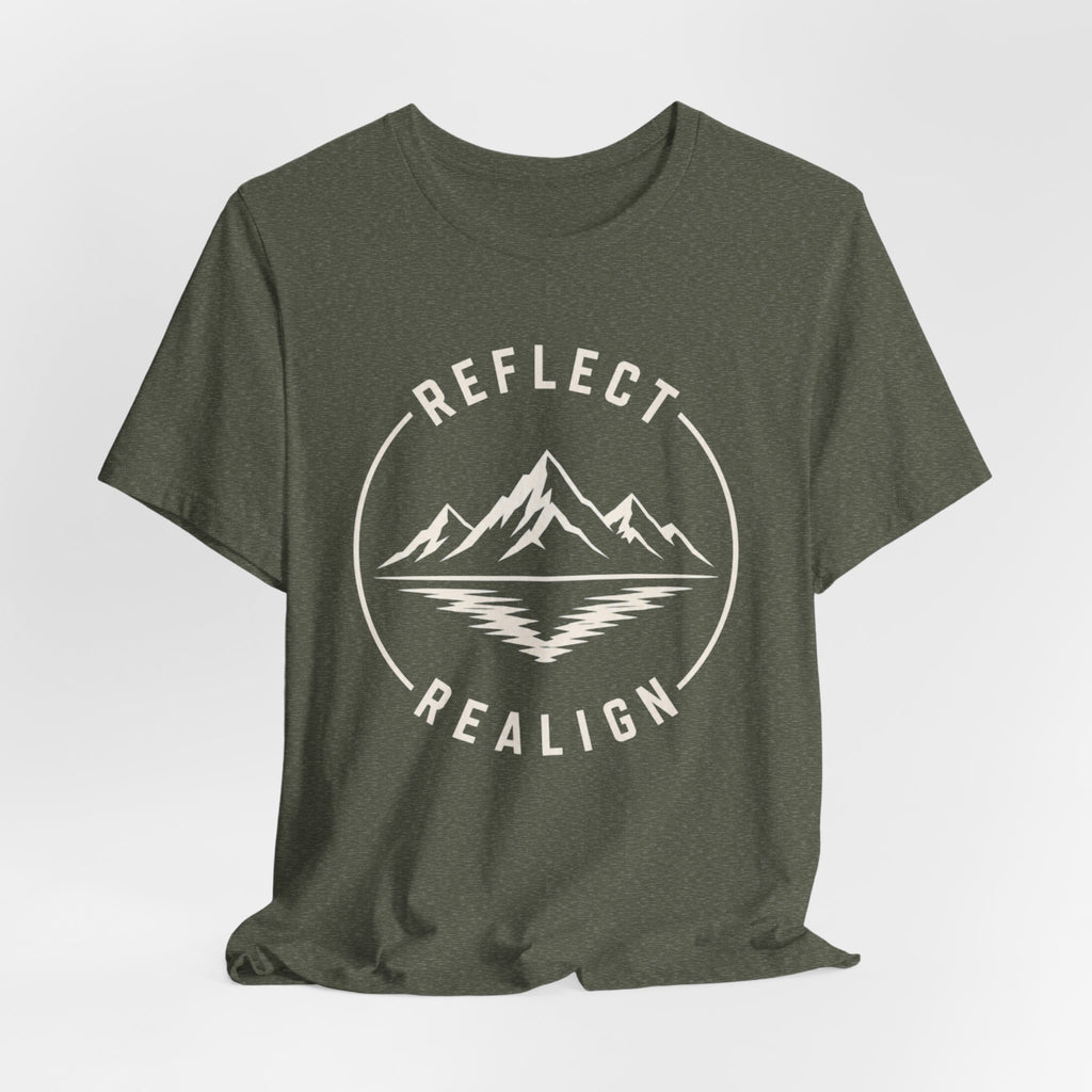 Reflect • Realign | Mountain Reflection Graphic T-Shirt