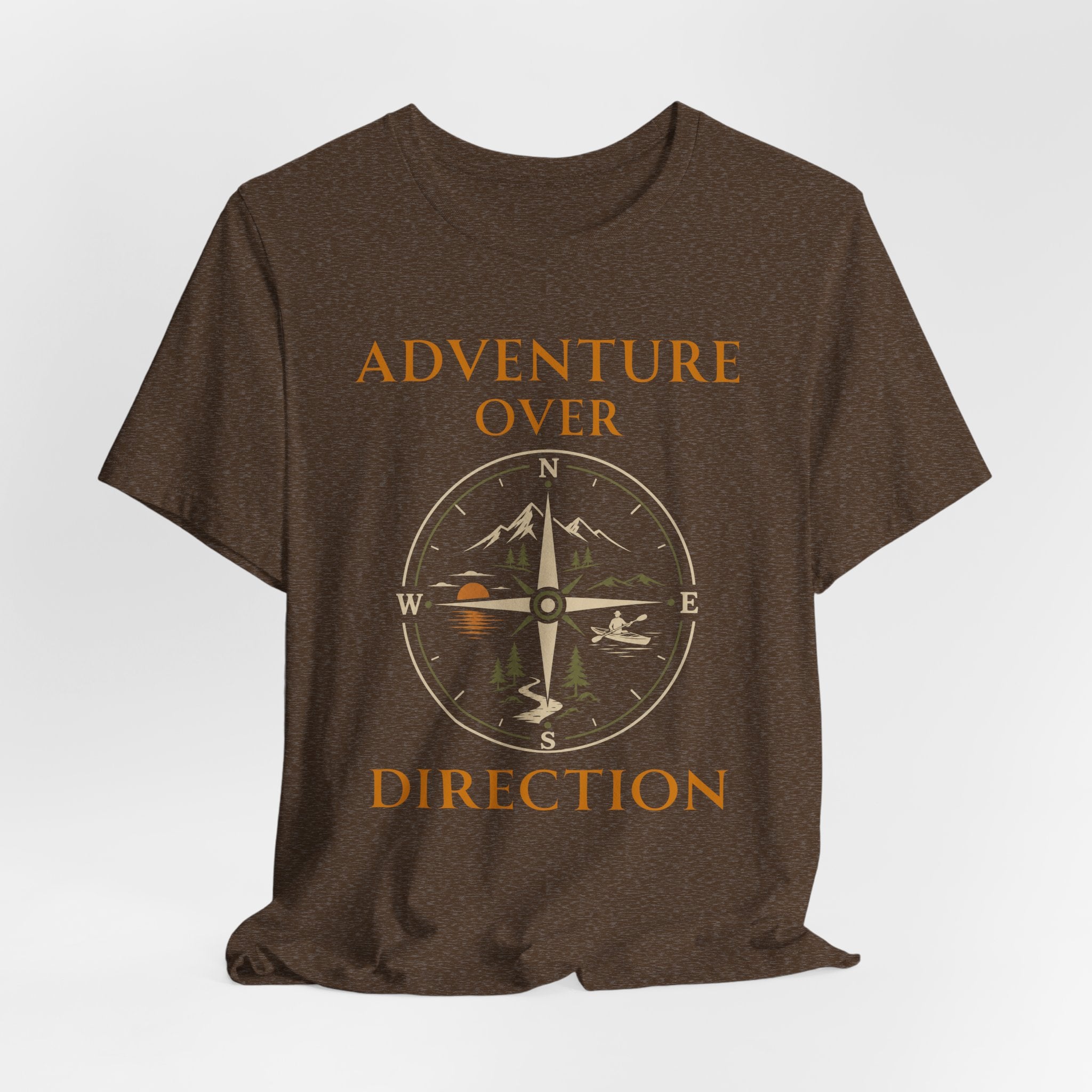 Adventure Over Direction | Outdoor Adventure T-Shirt