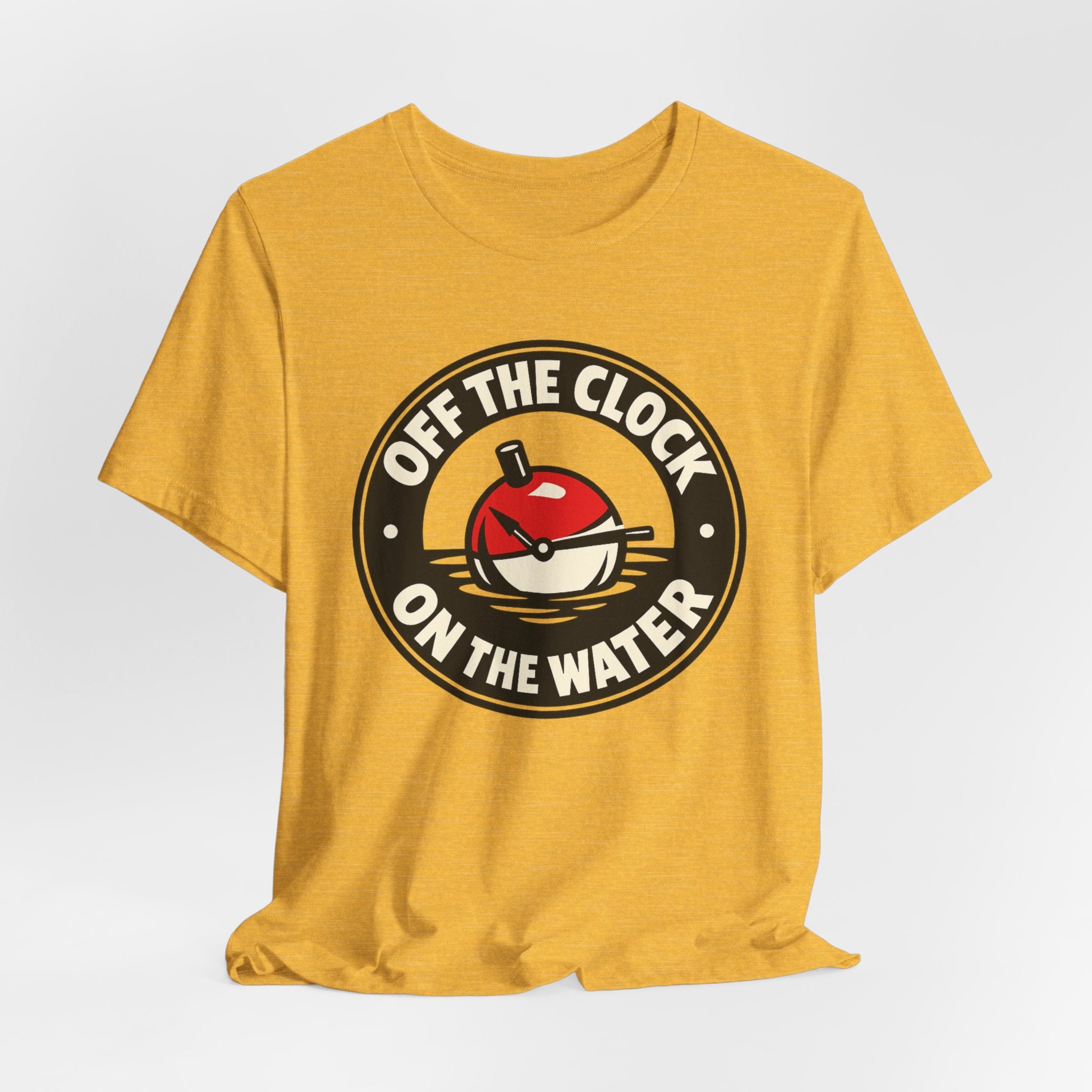 Off the Clock, On the Water | Fishing Graphic T-Shirt
