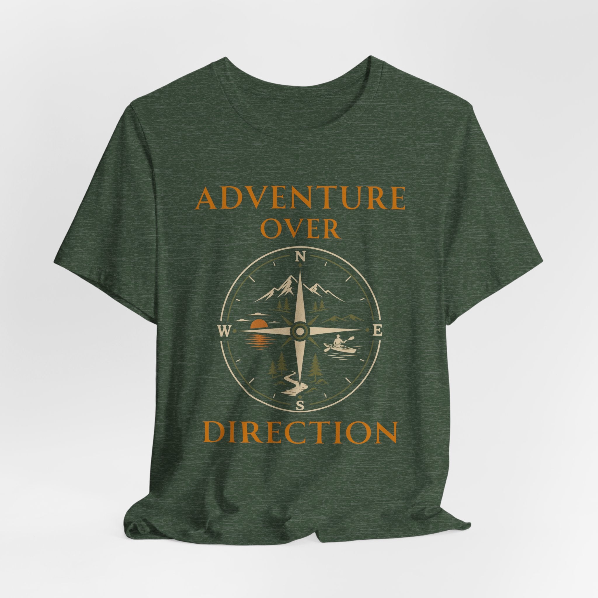 Adventure Over Direction | Outdoor Adventure T-Shirt