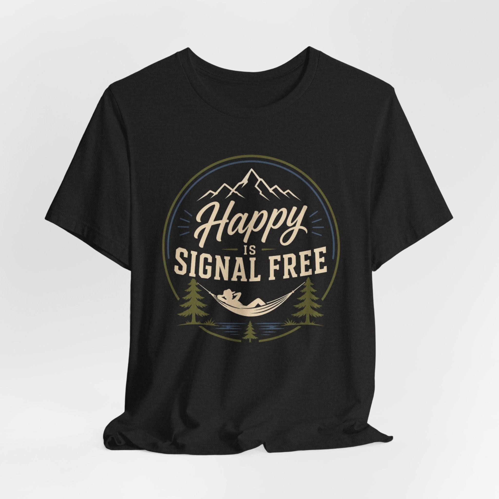 Happy Is Signal Free | Outdoor Adventure Tee