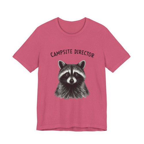 Campsite Director Raccoon Graphic Tshirt