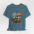 Relax, Reel, Repeat Fishing Graphic Tee
