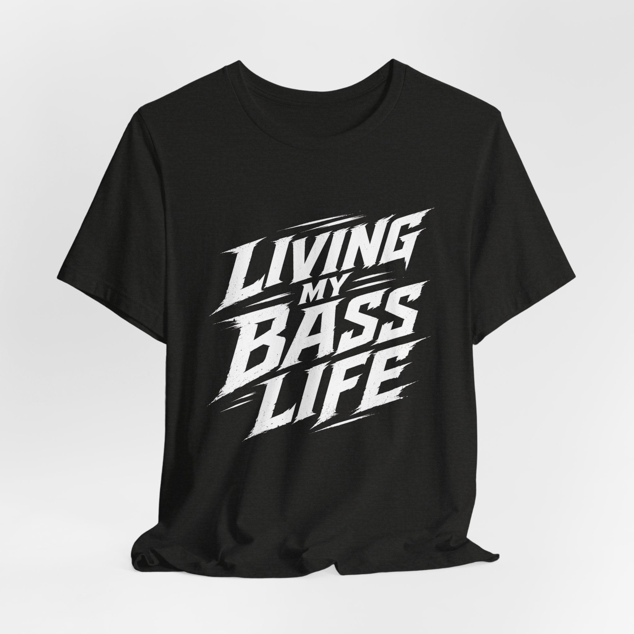 Living My Bass Life – Fishing Graphic T-Shirt