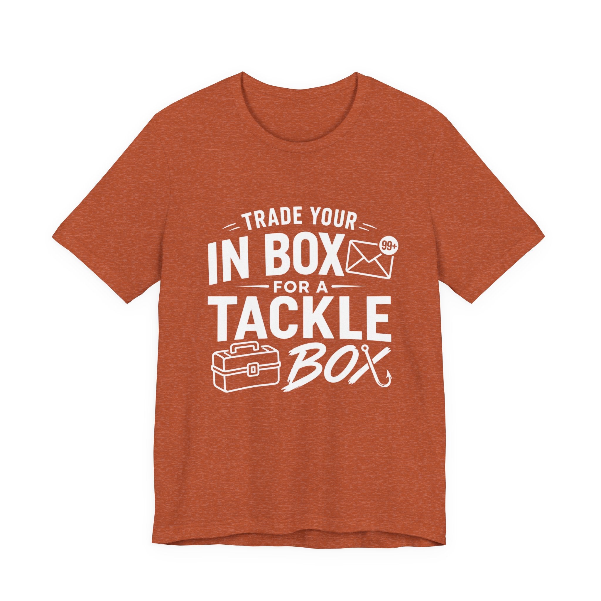 Trade Your Inbox for a Tackle Box Funny Fishing T-Shirt
