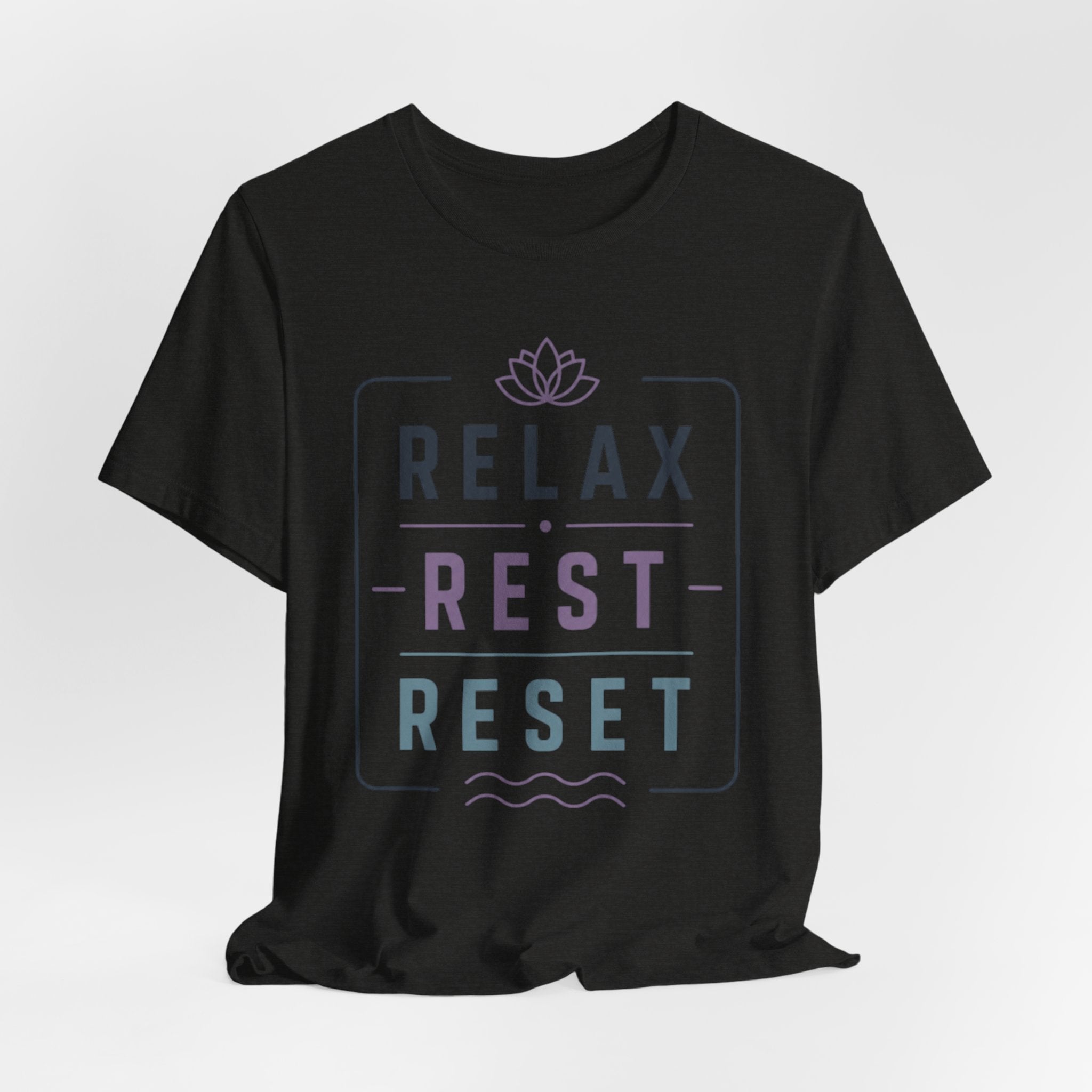 Relax Rest Reset Meditation Graphic Tee