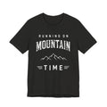 Running on Mountain Time | Vintage Hiking Adventure T-Shirt