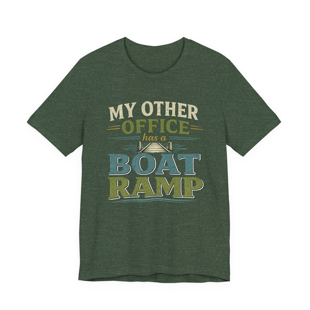 My Other Office Has a Boat Ramp – Fishing Graphic T-Shirt