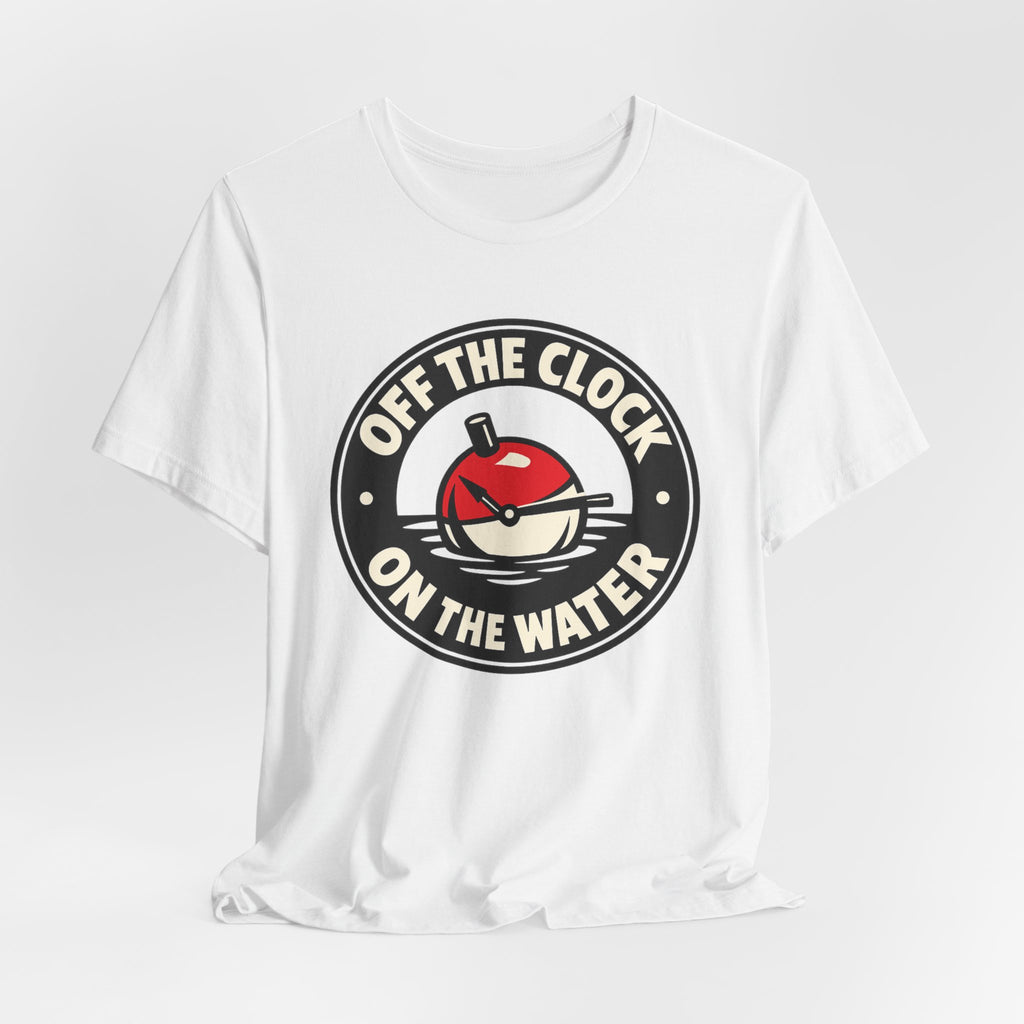 Off the Clock, On the Water | Fishing Graphic T-Shirt