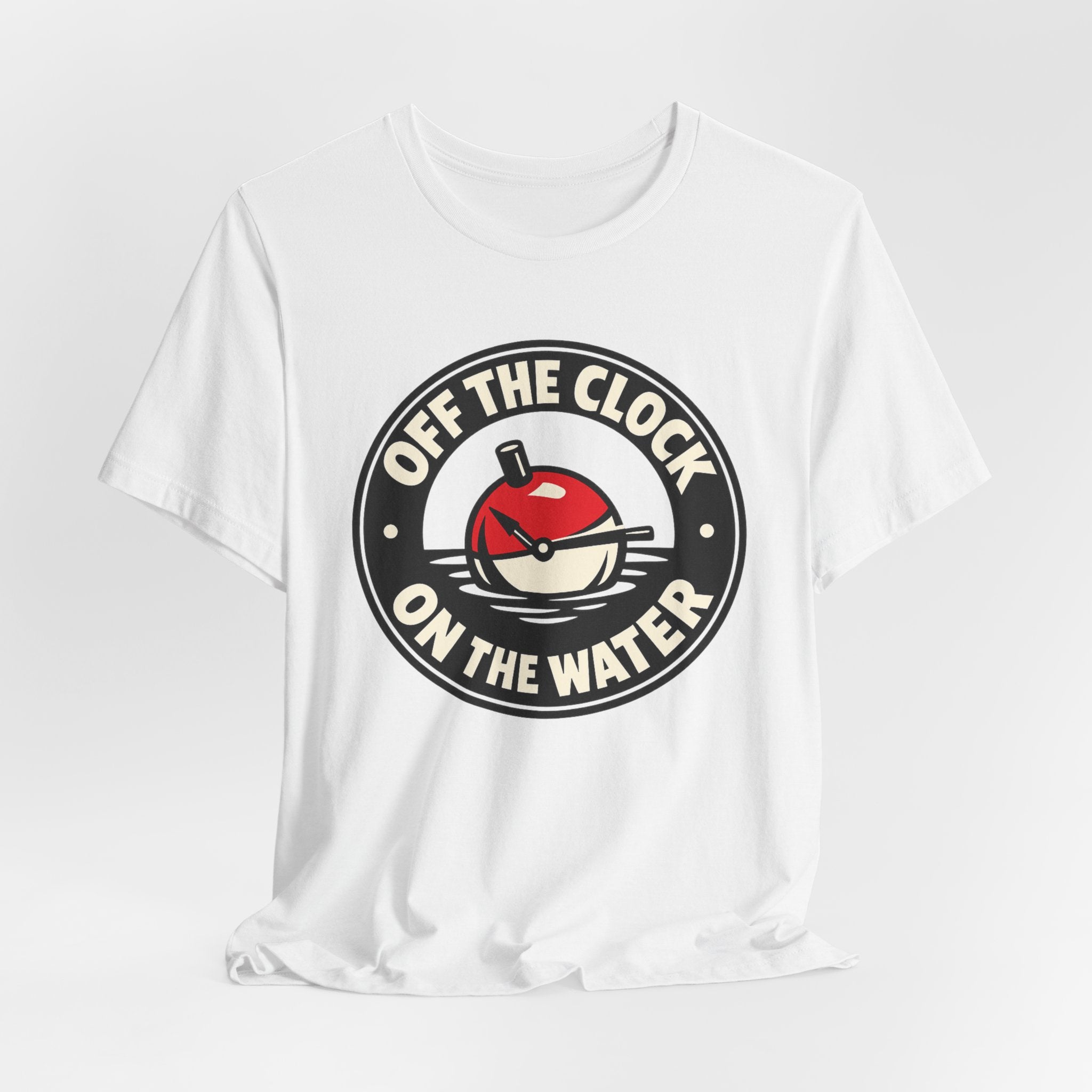 Off the Clock, On the Water | Fishing Graphic T-Shirt