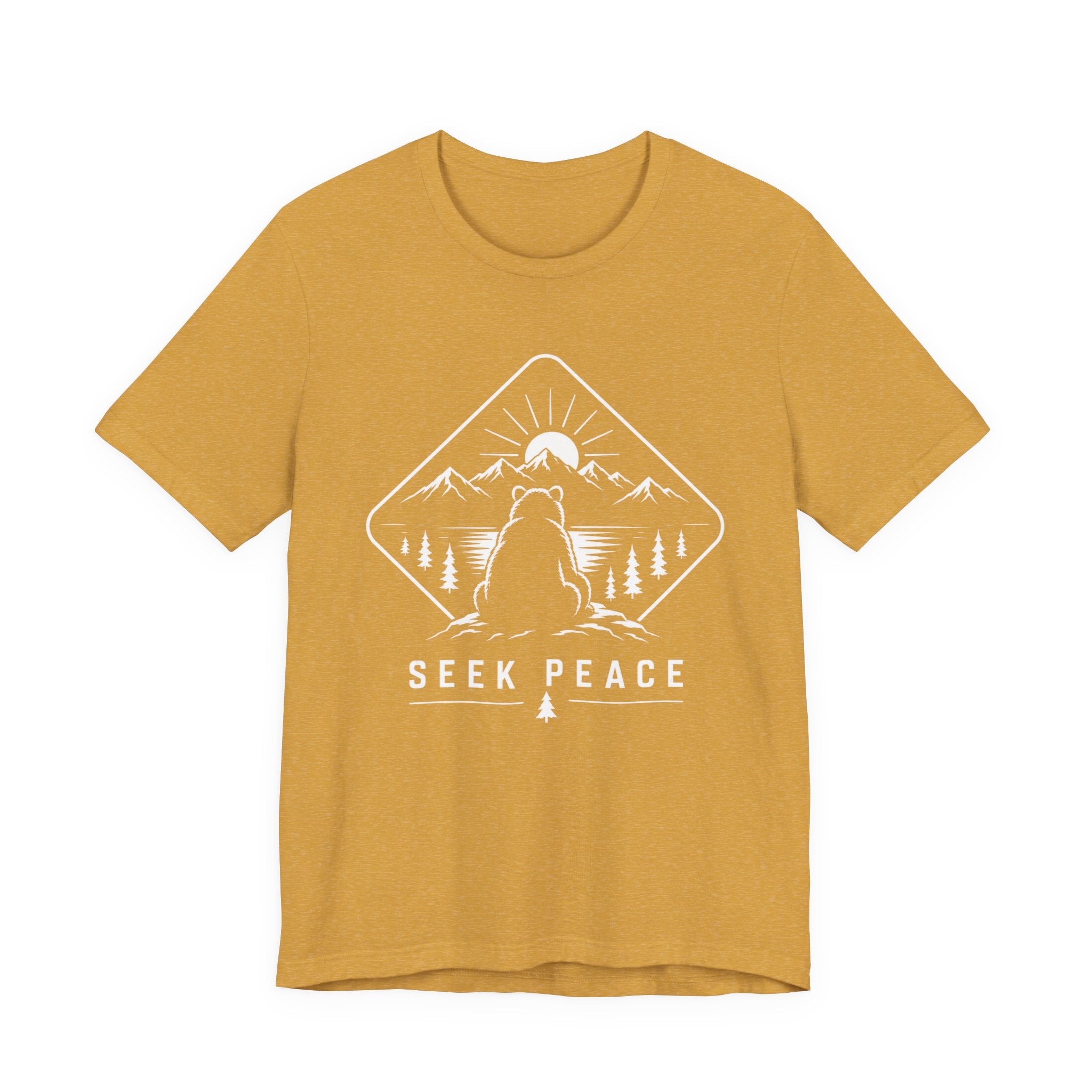 Seek Peace - Bear Wilderness Tee