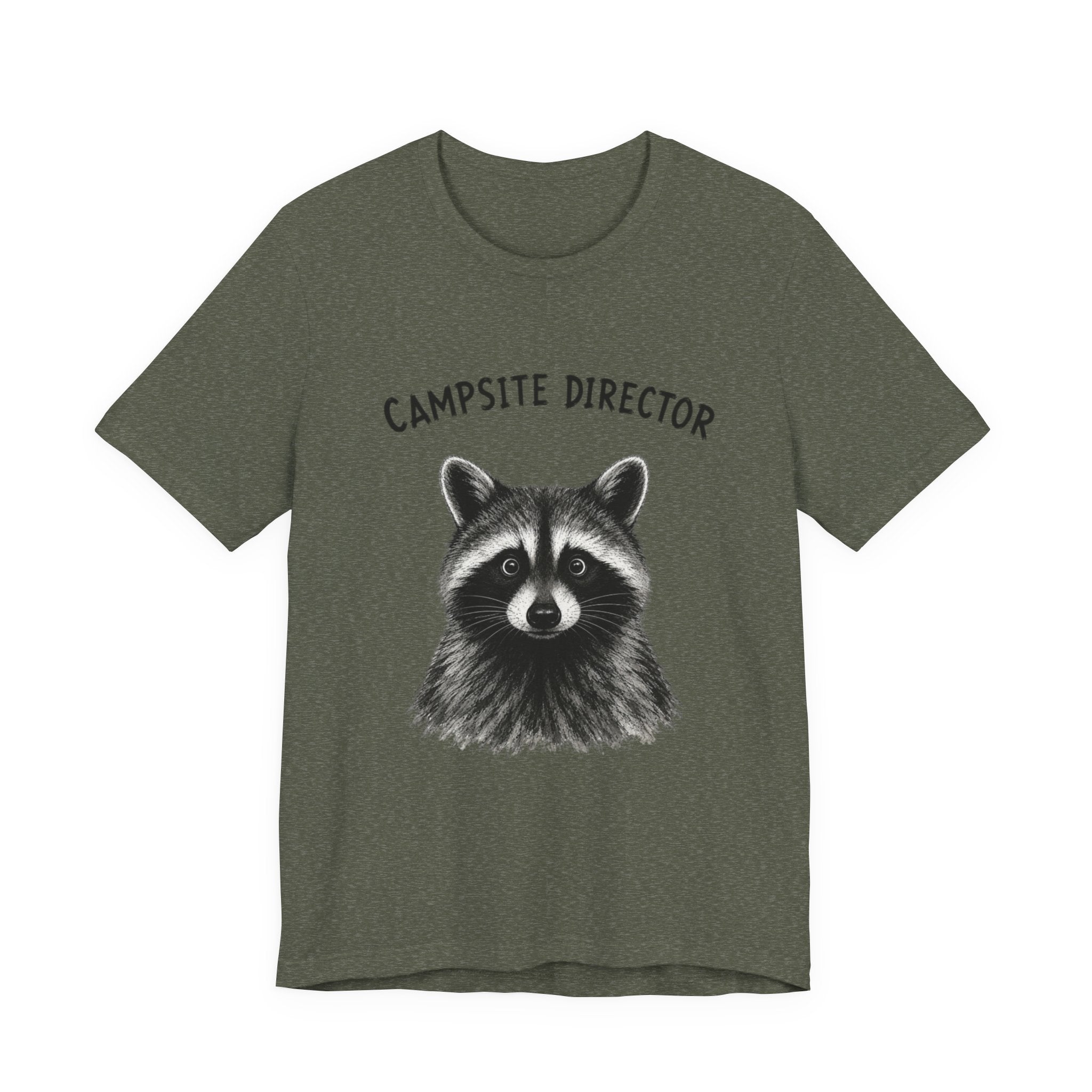 Campsite Director Raccoon Graphic Tshirt