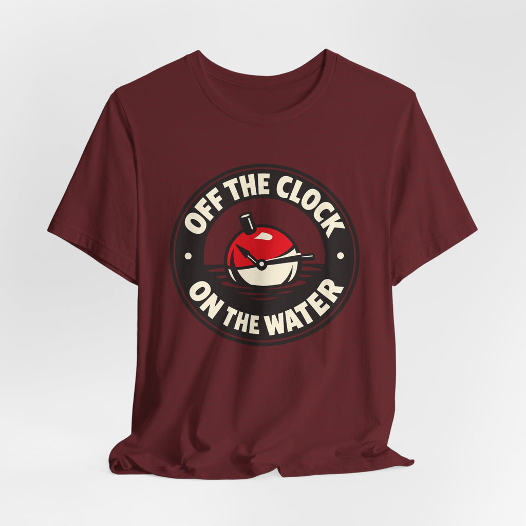 Off the Clock, On the Water | Fishing Graphic T-Shirt