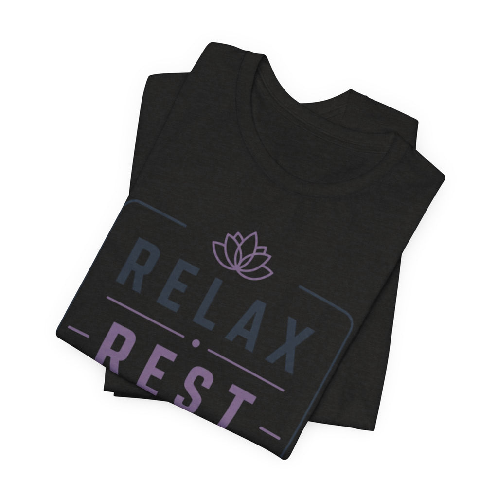 Relax Rest Reset Meditation Graphic Tee