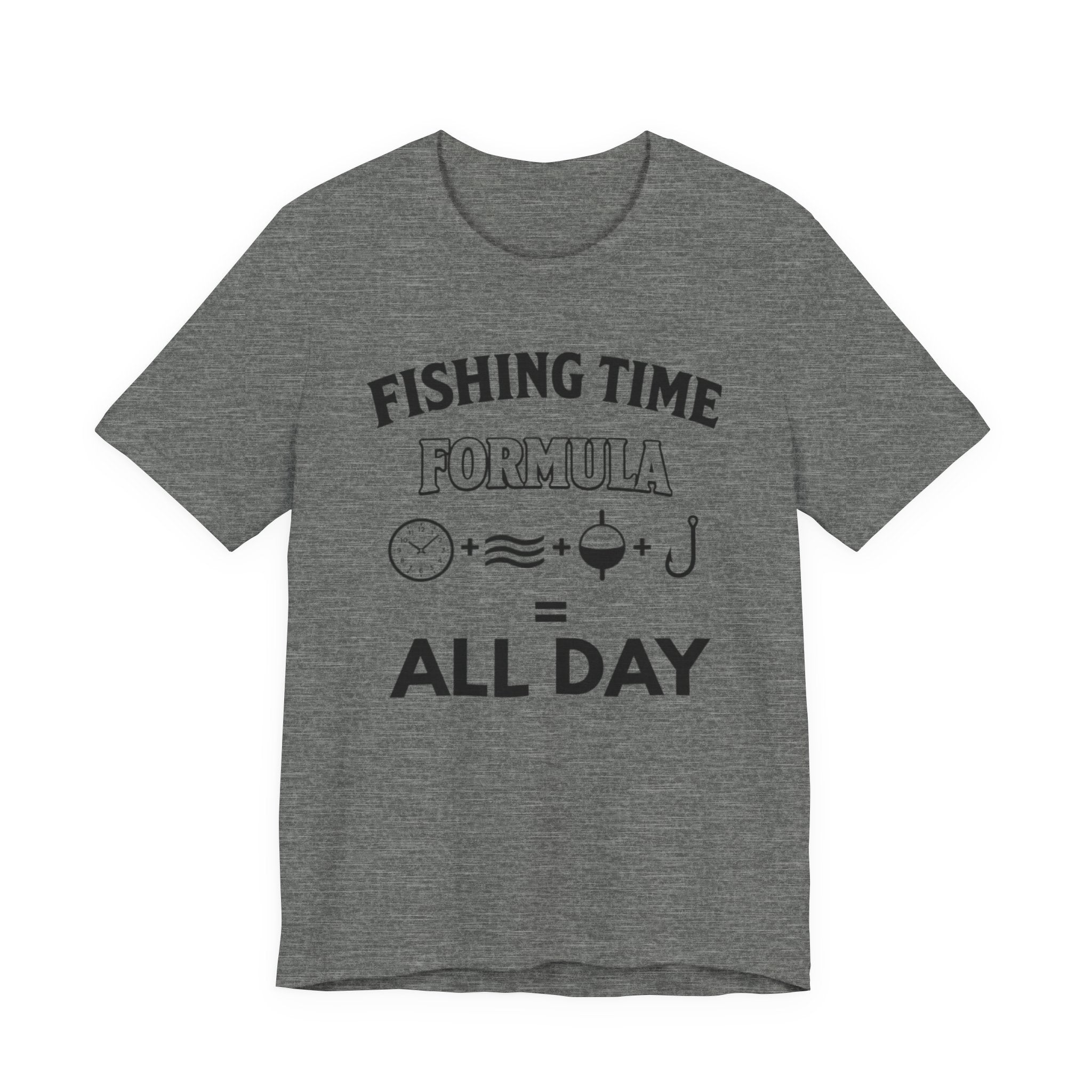 Fishing Time Formula | Funny Fishing Graphic T-Shirt