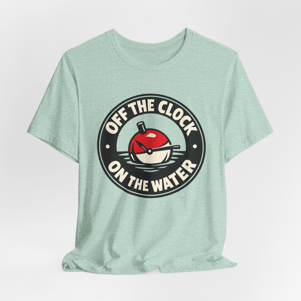 Off the Clock, On the Water | Fishing Graphic T-Shirt