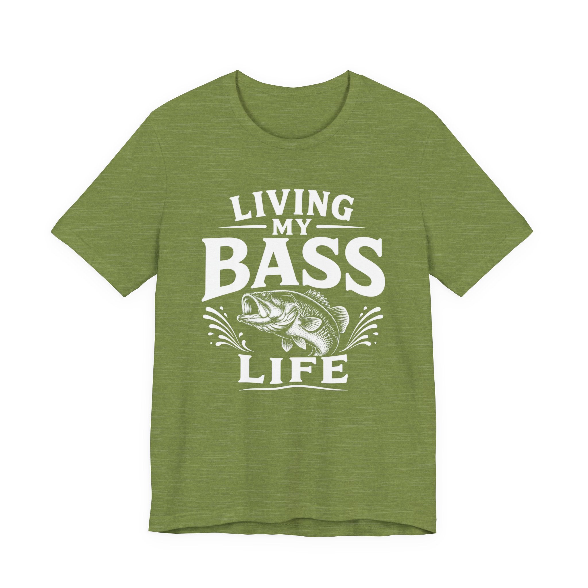 Living My Bass Life Fishing Graphic Tee