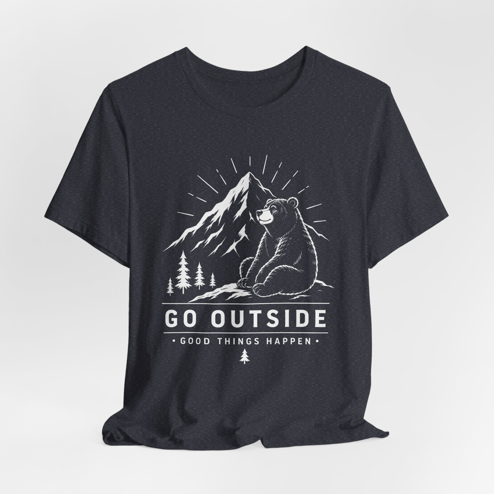 Go Outside, Good Things Happen | Bear Adventure Tee
