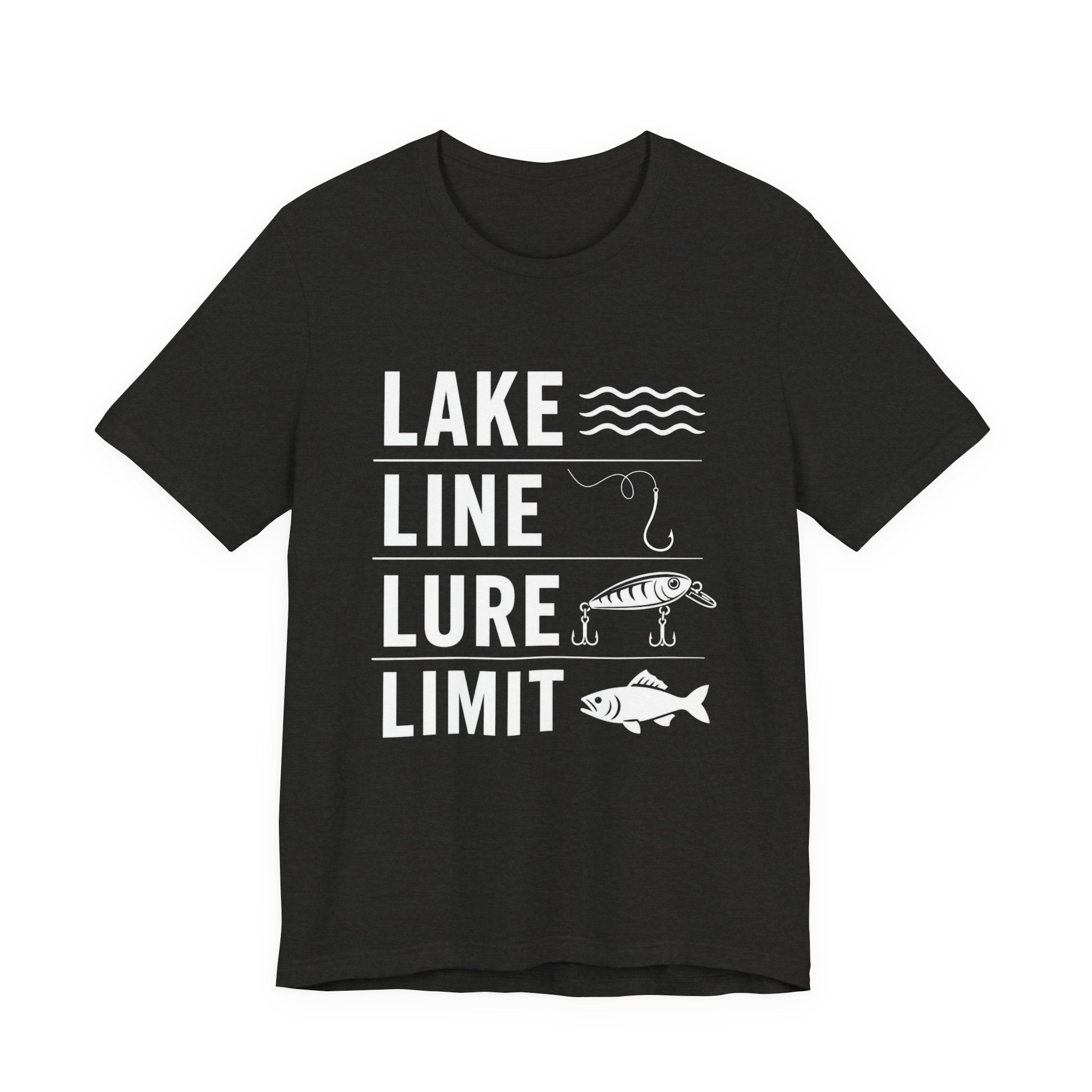 Lake Line Lure Limit - Graphic Fishing T-Shirt
