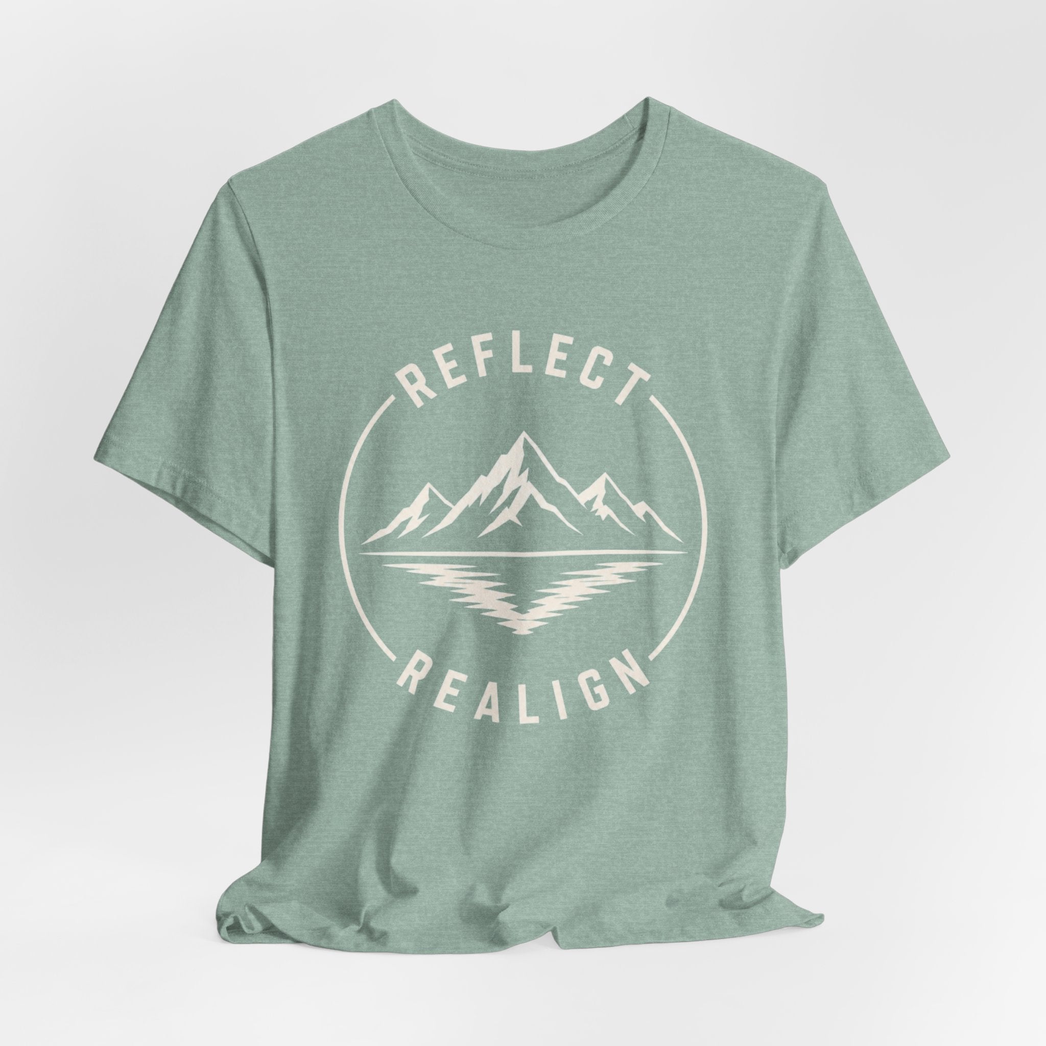 Reflect • Realign | Mountain Reflection Graphic T-Shirt