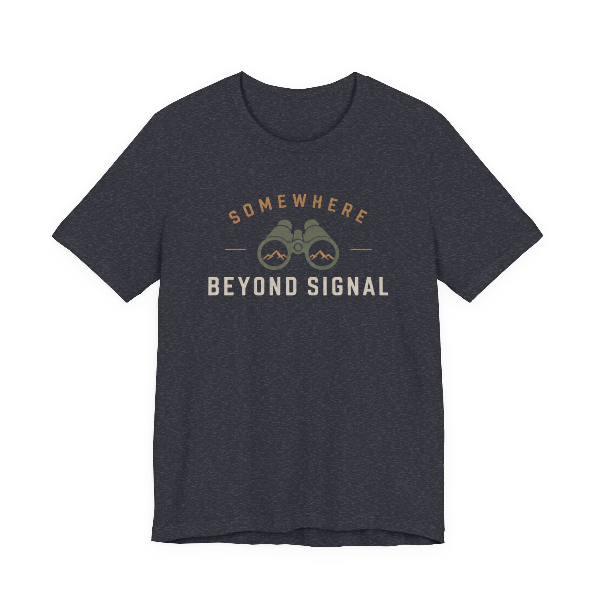 Somewhere Beyond Signal - Outdoor Adventure Graphic T-Shirt