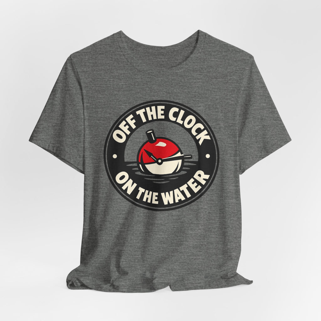 Off the Clock, On the Water | Fishing Graphic T-Shirt