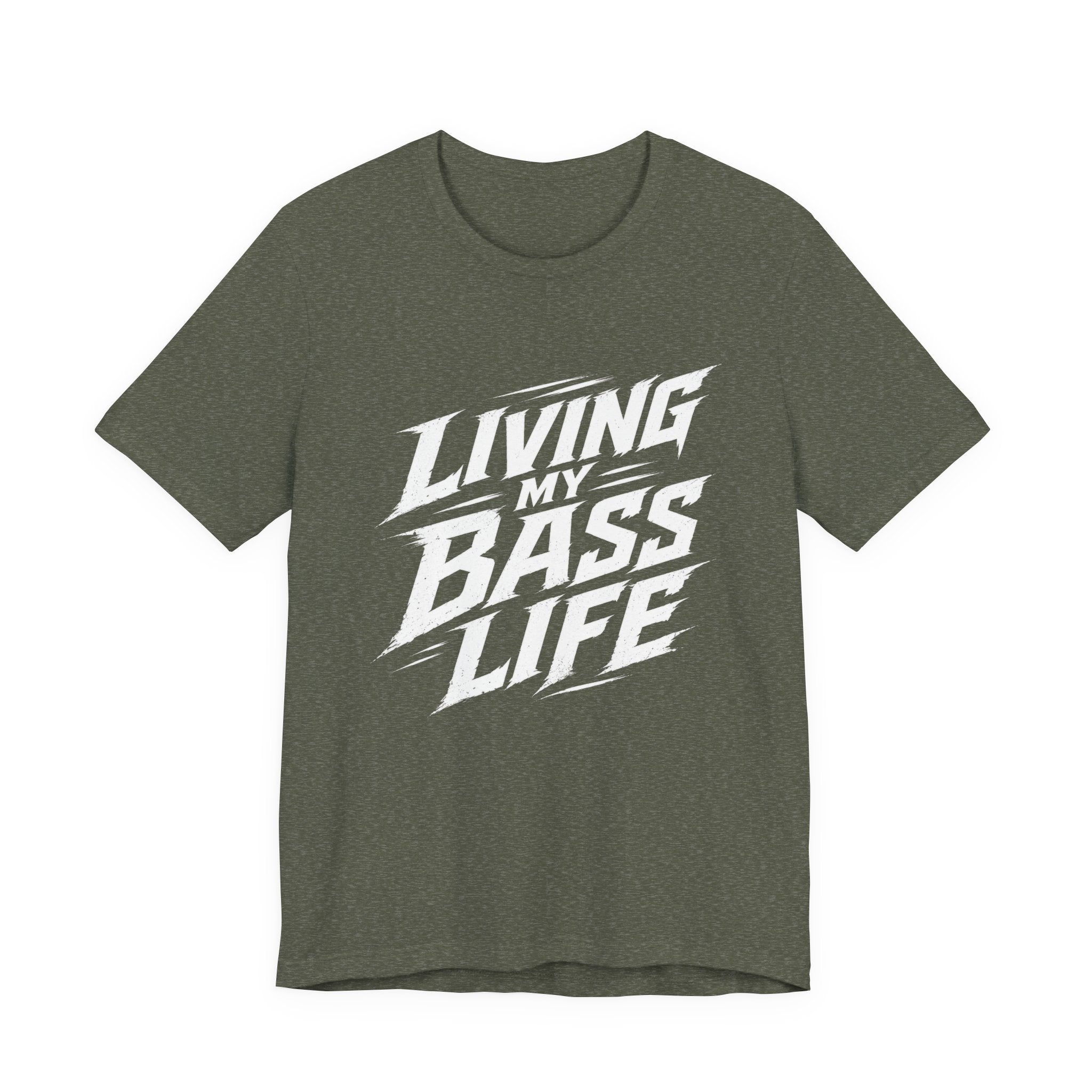 Living My Bass Life – Fishing Graphic T-Shirt