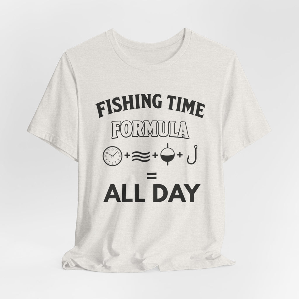 Fishing Time Formula | Funny Fishing Graphic T-Shirt
