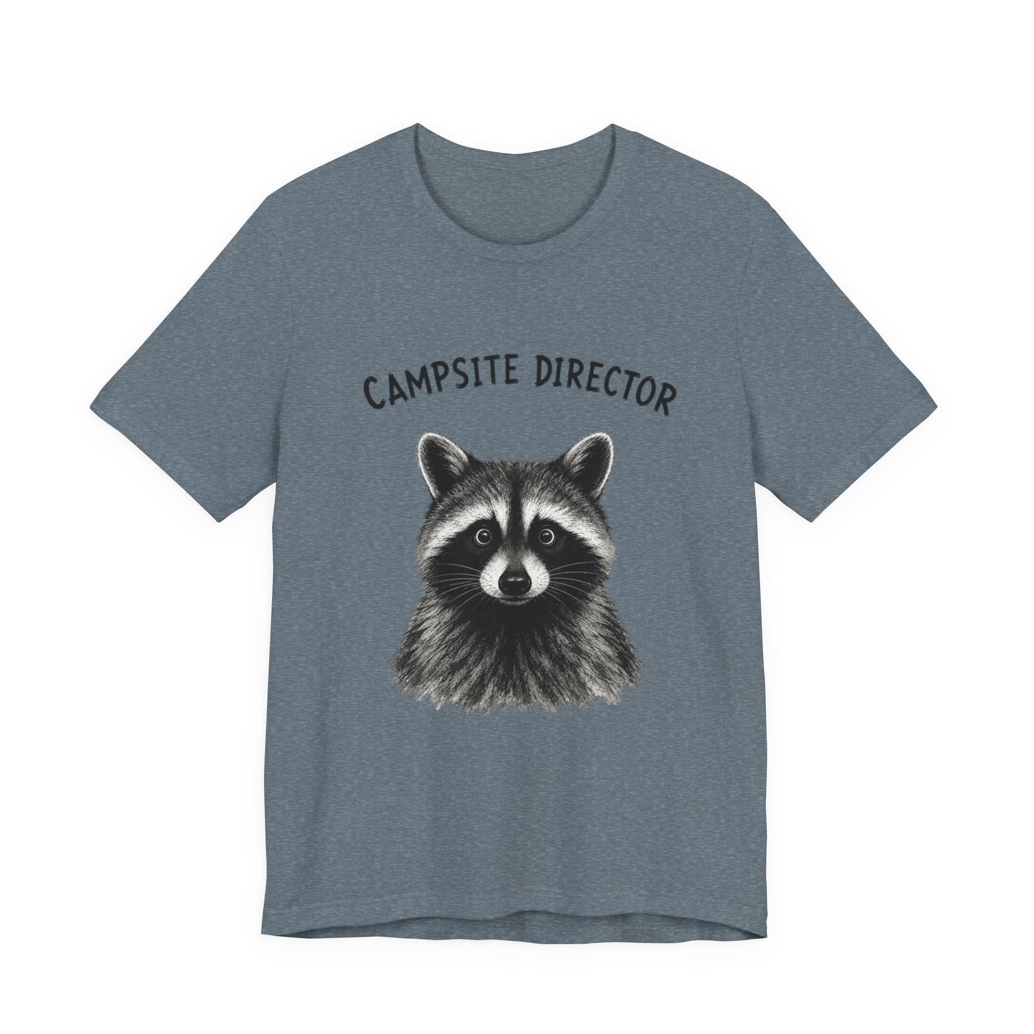 Campsite Director Raccoon Graphic Tshirt