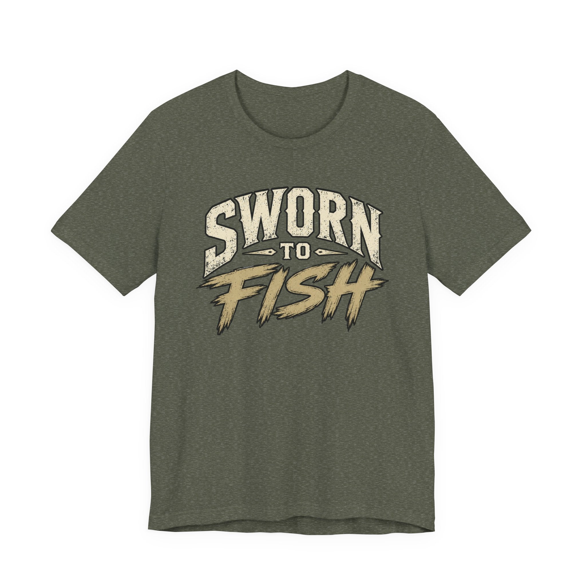 Sworn To Fish – Graphic Fishing T-Shirt