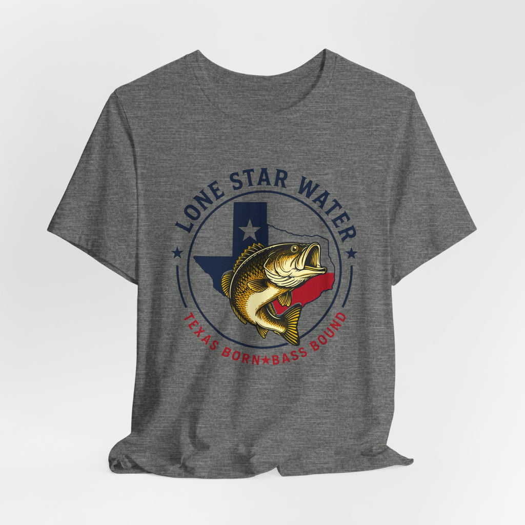 Texas Born, Bass Bound - Graphic Fishing Tshirt
