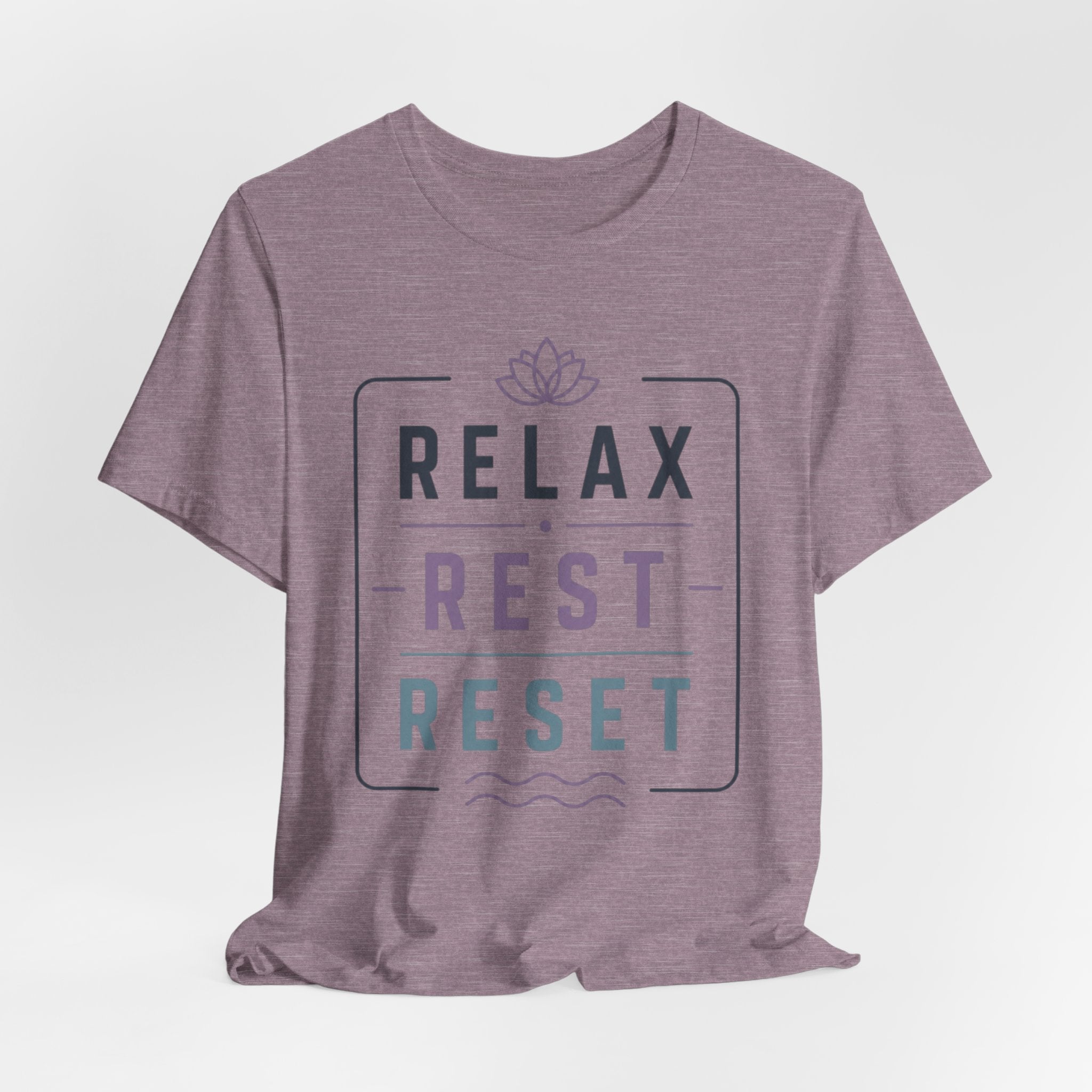 Relax Rest Reset Meditation Graphic Tee