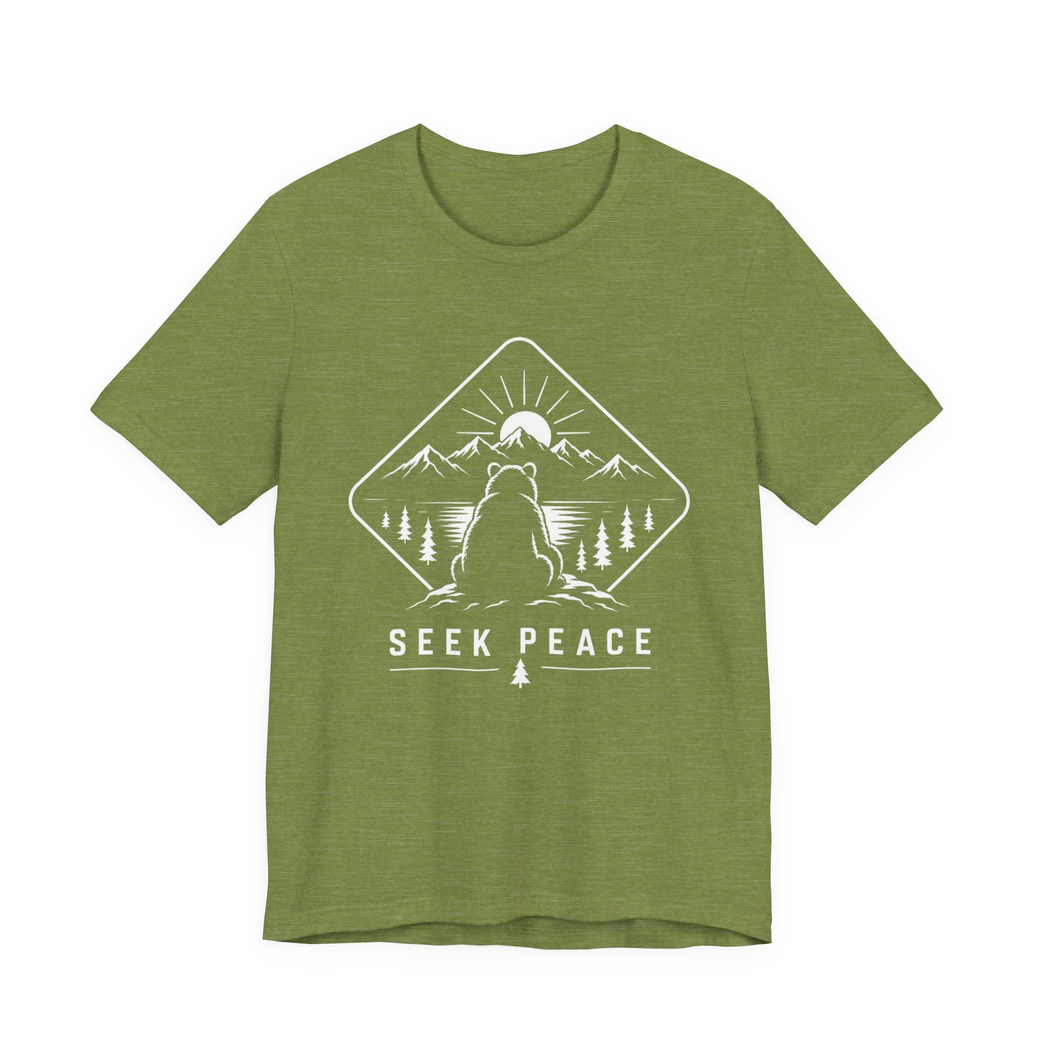 Seek Peace - Bear Wilderness Tee