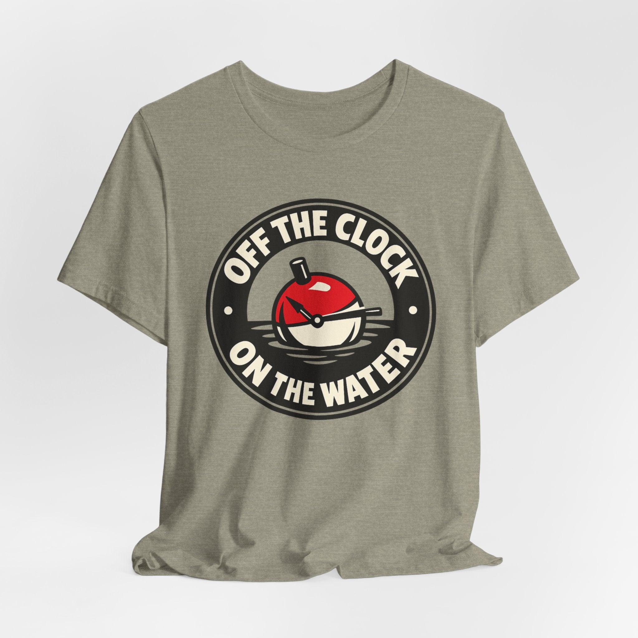 Off the Clock, On the Water | Fishing Graphic T-Shirt