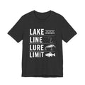 Lake Line Lure Limit - Graphic Fishing T-Shirt