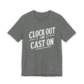 Clock Out, Cast On - Graphic Fishing Tee