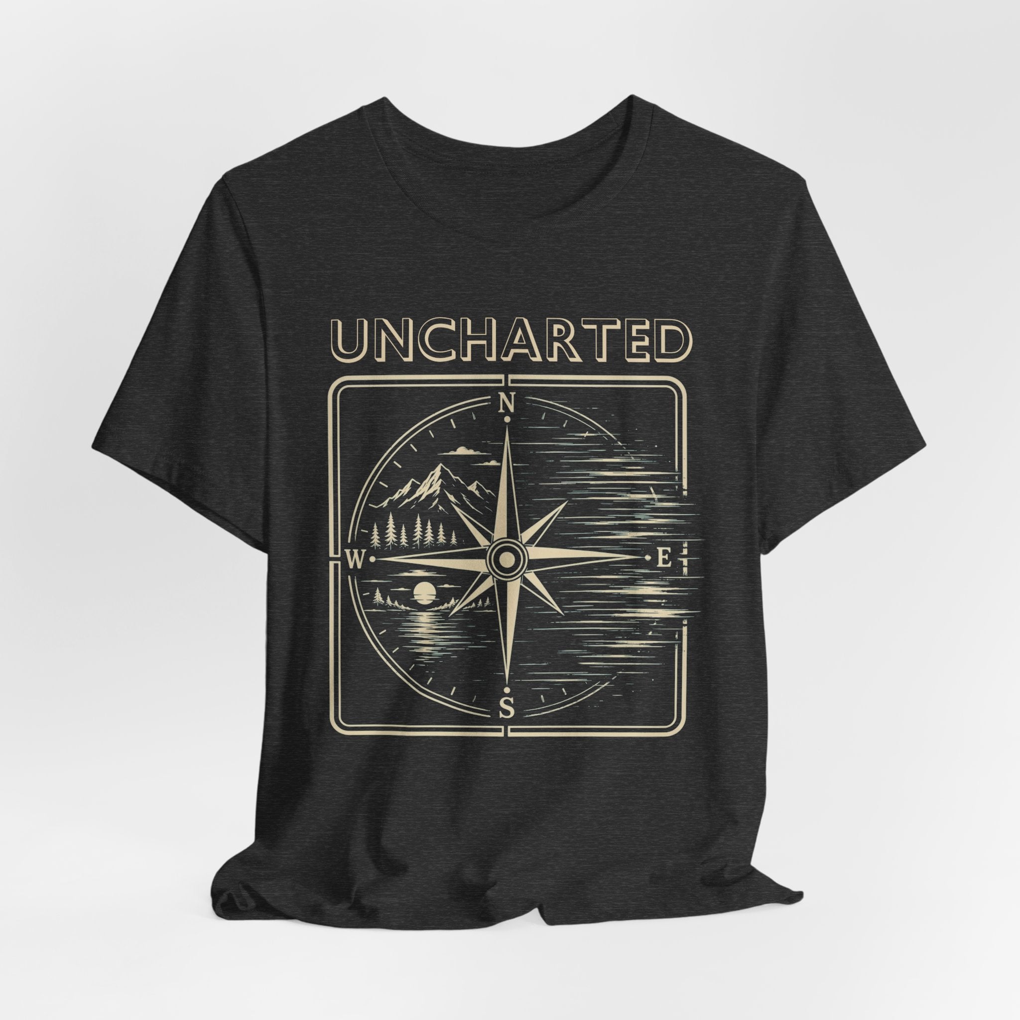 Uncharted | Vintage Compass Outdoor Adventure T-Shirt
