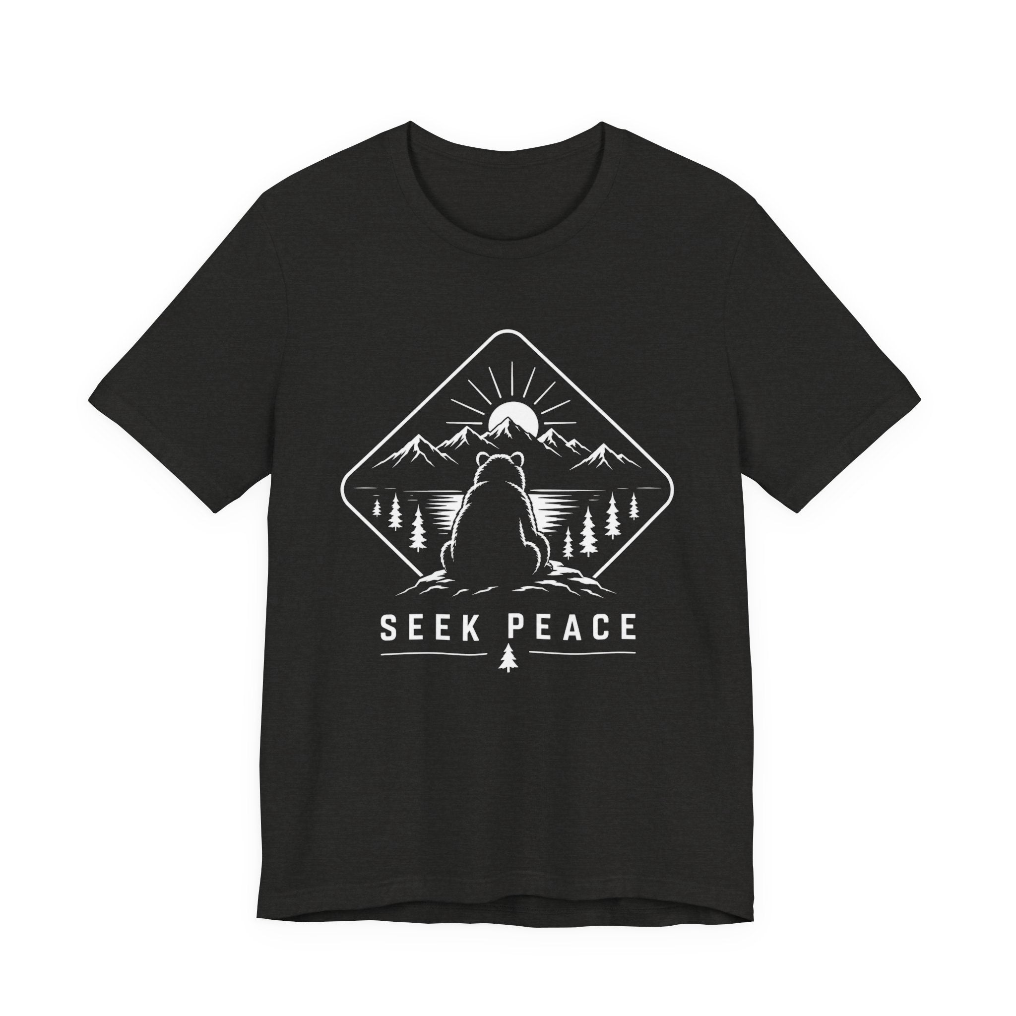 Seek Peace - Bear Wilderness Tee
