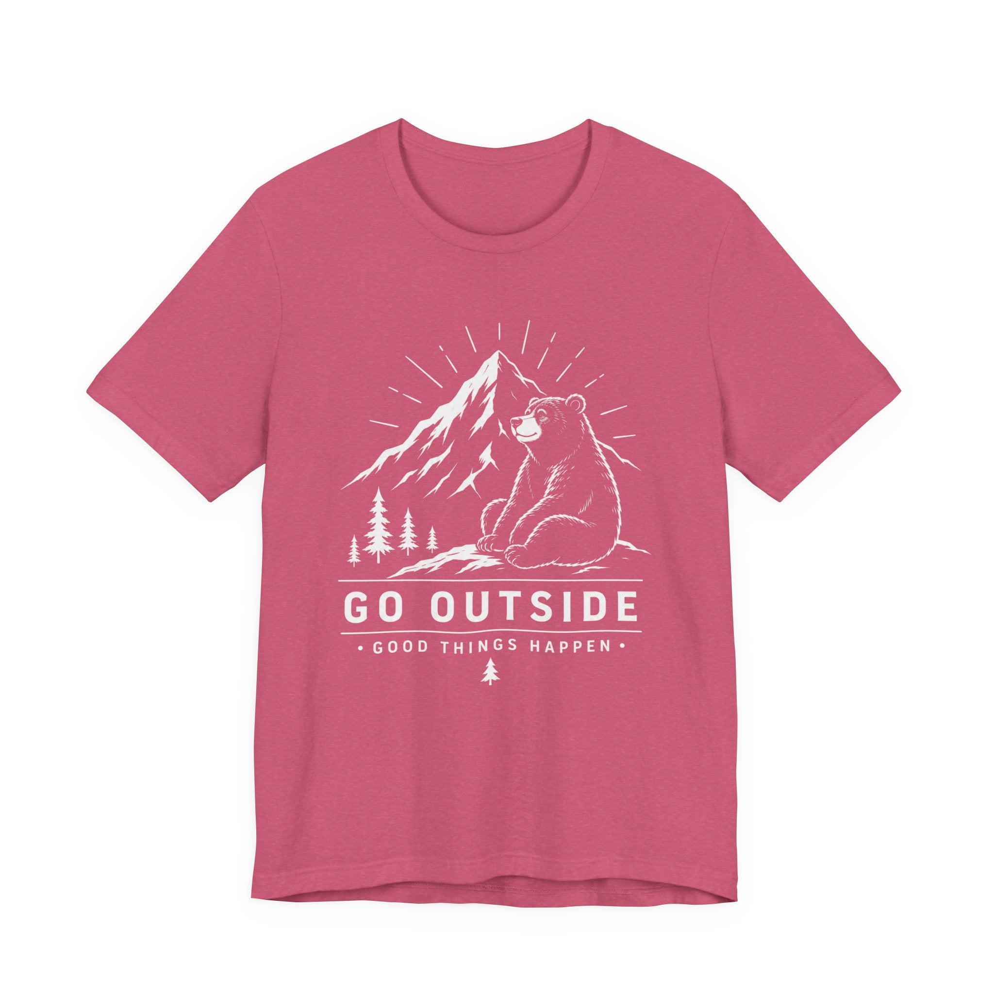 Go Outside, Good Things Happen | Bear Adventure Tee