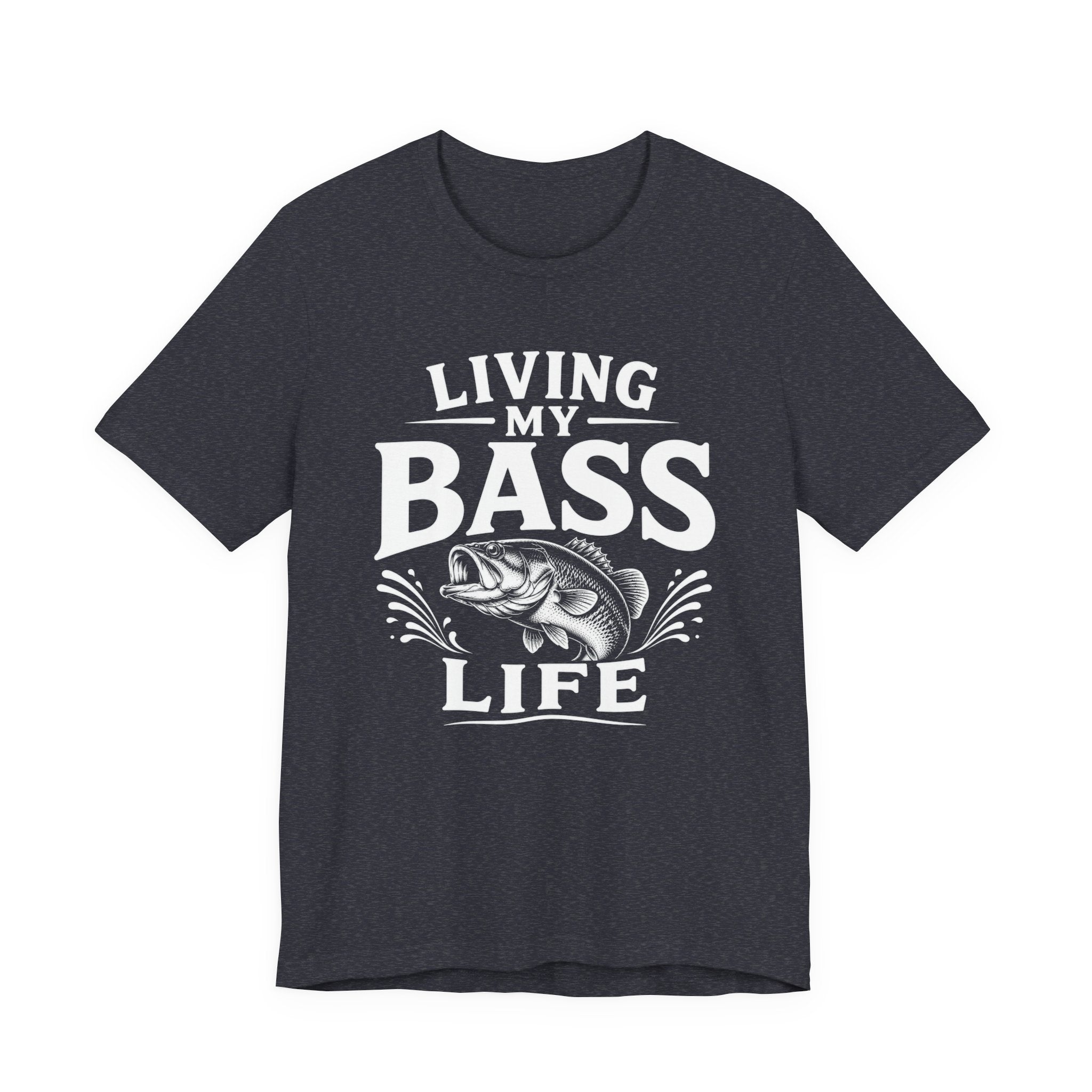 Living My Bass Life Fishing Graphic Tee