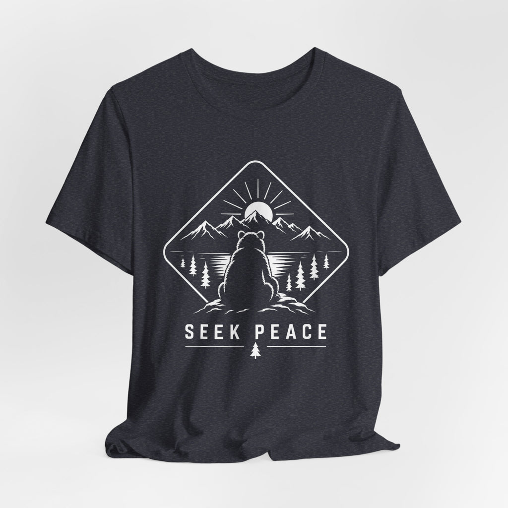Seek Peace - Bear Wilderness Tee