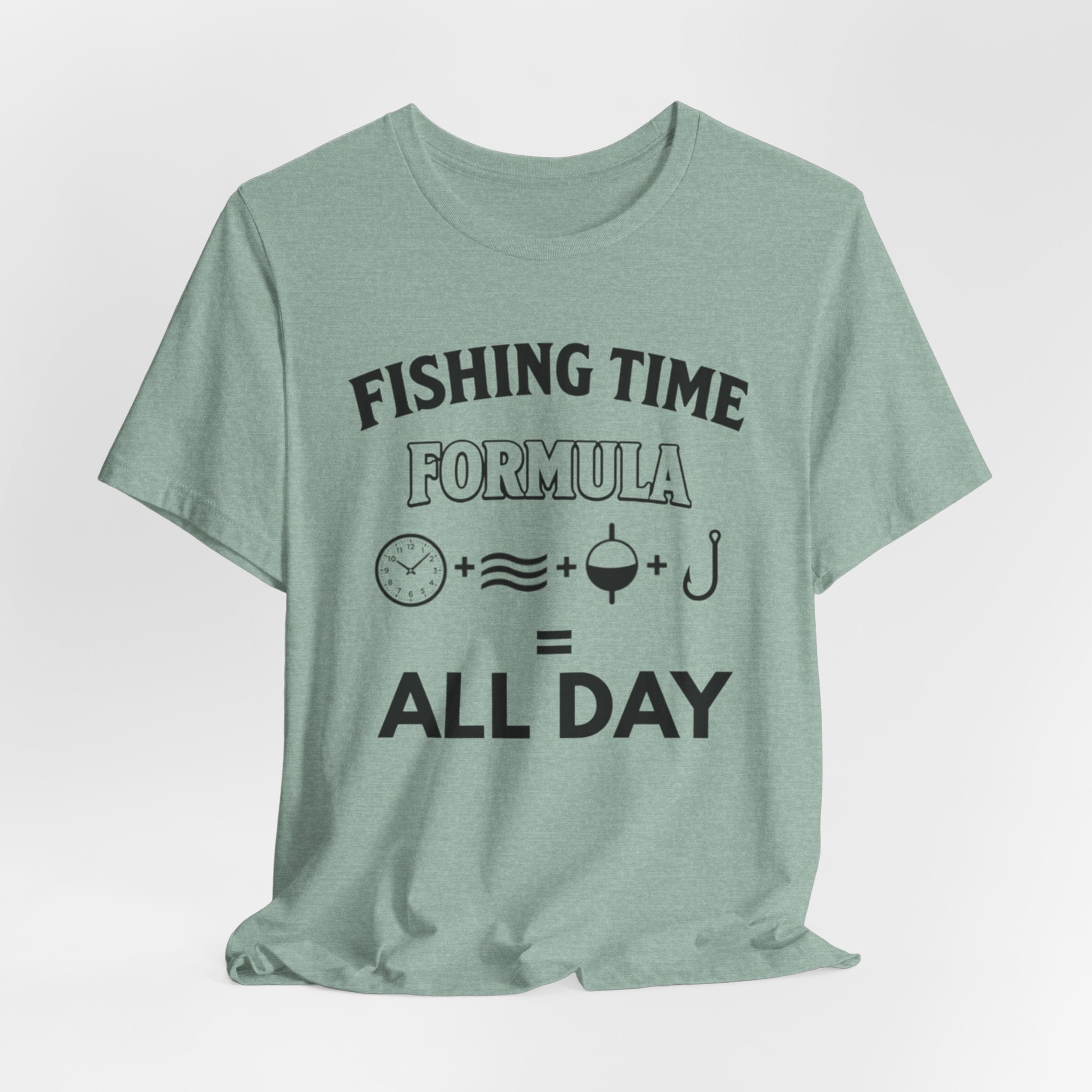 Fishing Time Formula | Funny Fishing Graphic T-Shirt