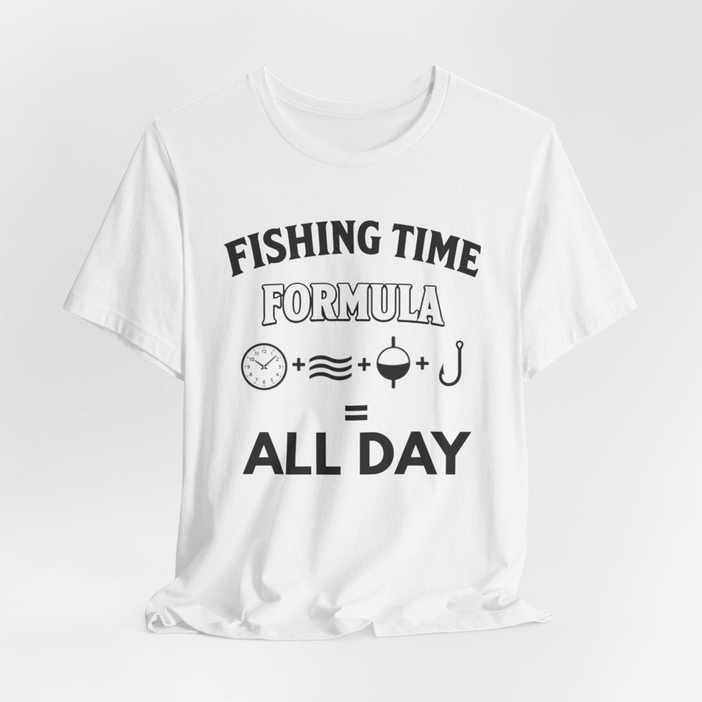 Fishing Time Formula | Funny Fishing Graphic T-Shirt