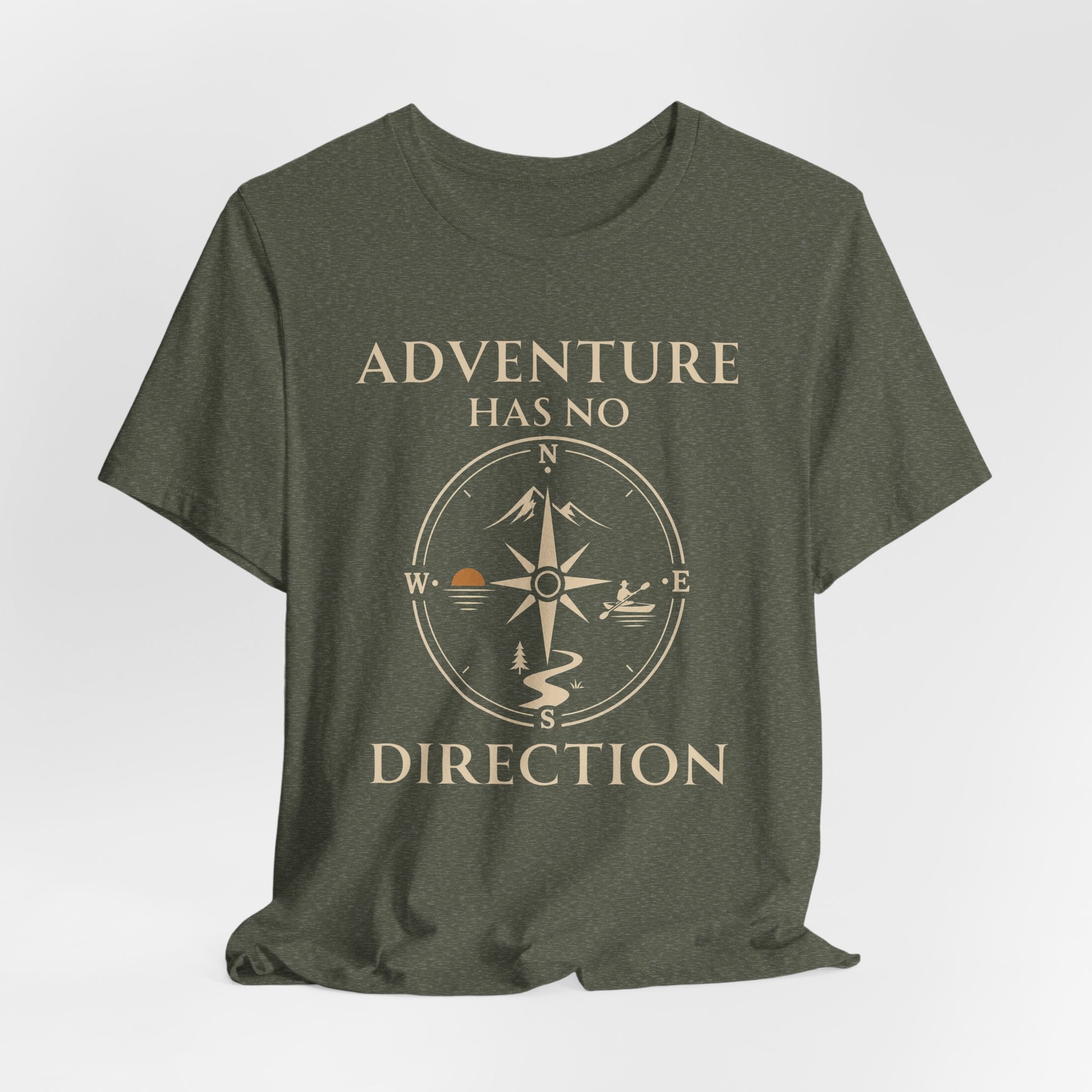 Adventure Has No Direction Outdoor Adventure T-Shirt