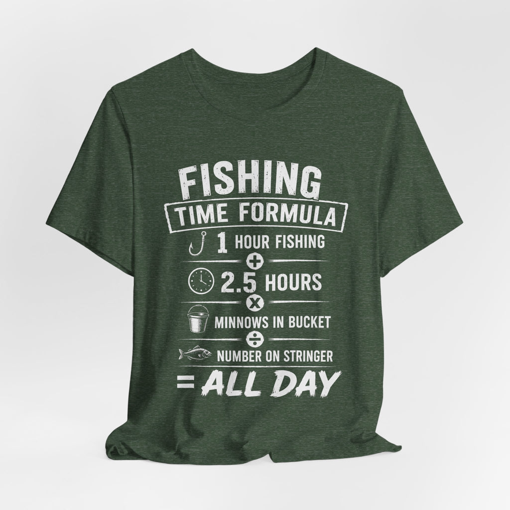 Fishing Time Formula – Graphic Fishing T-Shirt