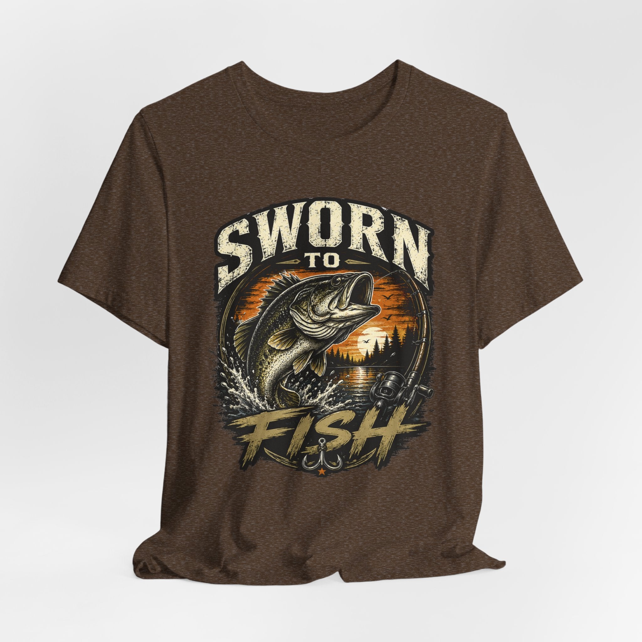 Sworn to Fish – Fishing Graphic T-Shirt